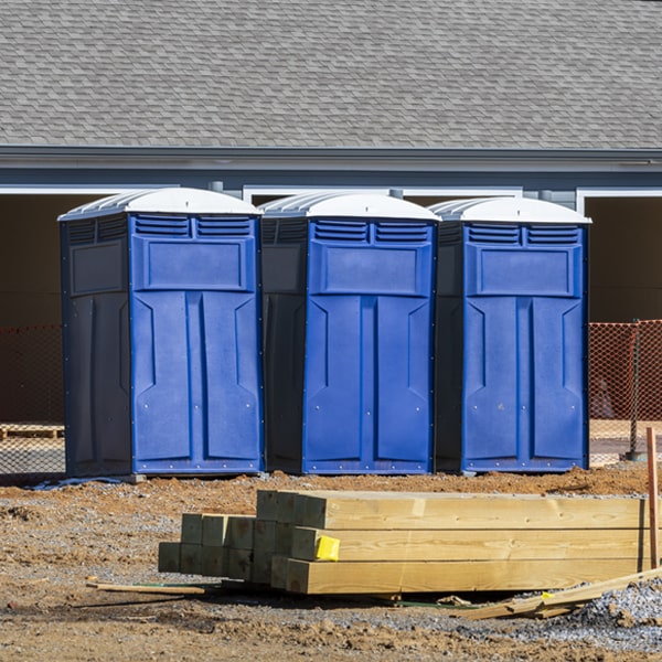 are there any restrictions on what items can be disposed of in the porta potties in Forestburg TX